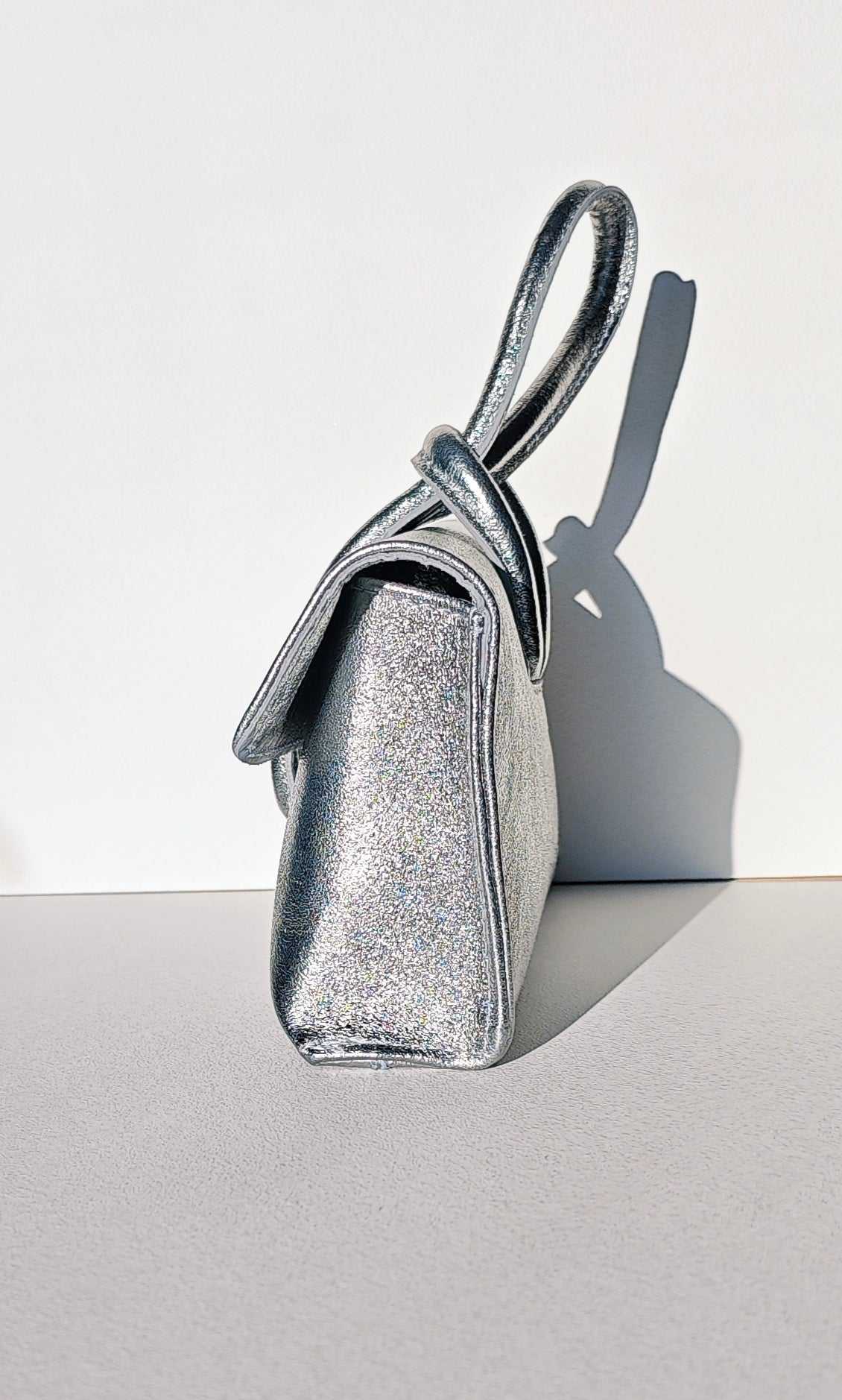 Abendtasche silber