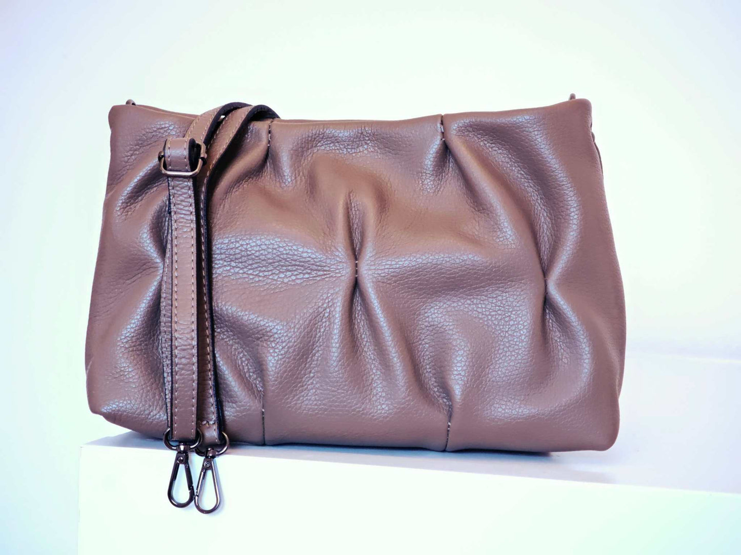 Clutch Leder Damen Clutch Made in Italy Aleri Design