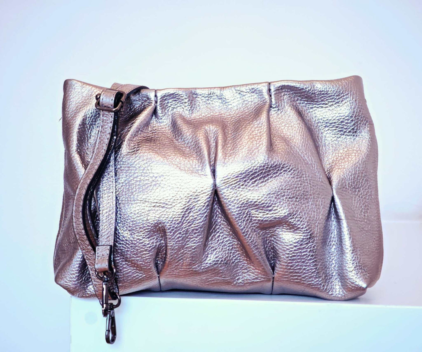 Clutch Leder Damen Clutch Made in Italy Aleri Design