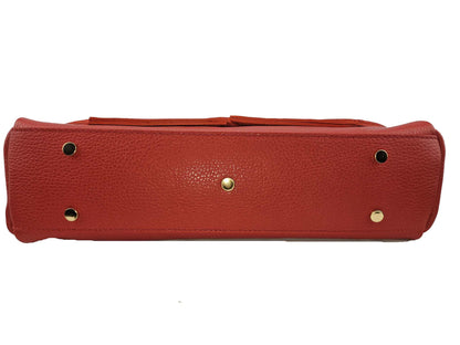 Ledertasche Envelope Clutch geflochten Lederhenkel geflochten Aleri Design