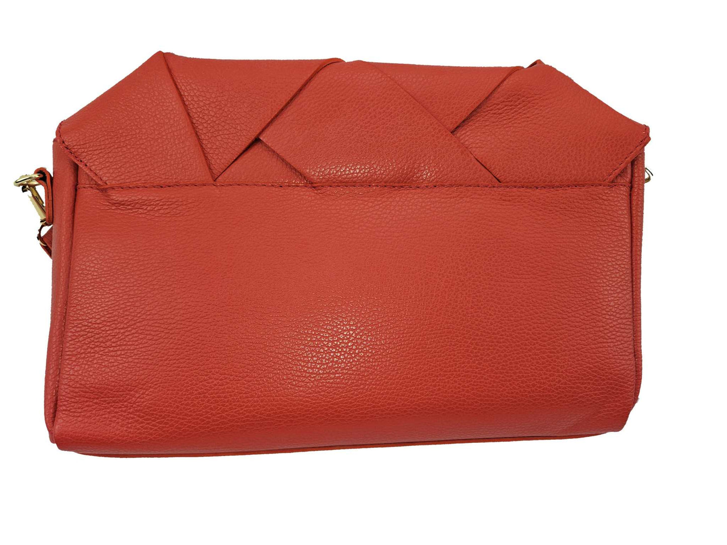 Ledertasche Envelope Clutch geflochten Lederhenkel geflochten Aleri Design