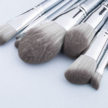 Make-up Pinsel Set Silber