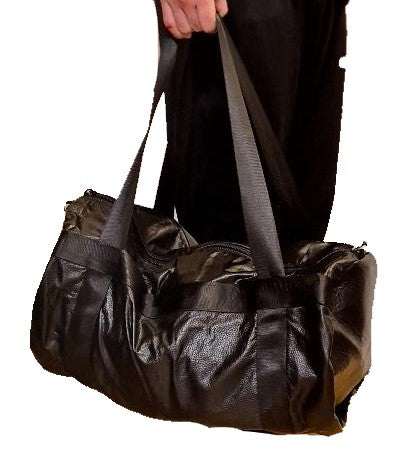 Leder Weekender Schwarz Aleri Design