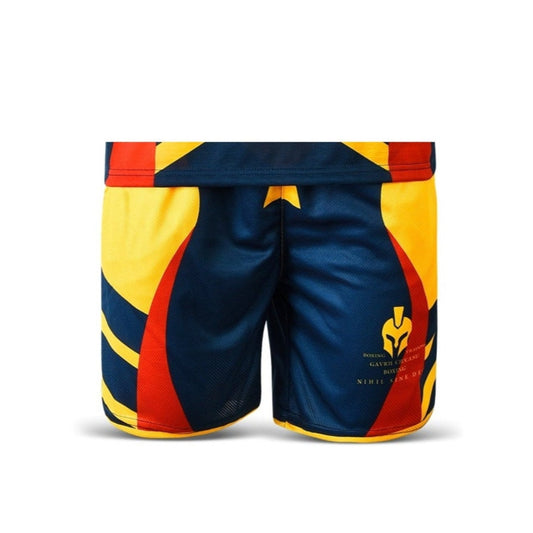 Boxing Shorts Gelb/ Blau