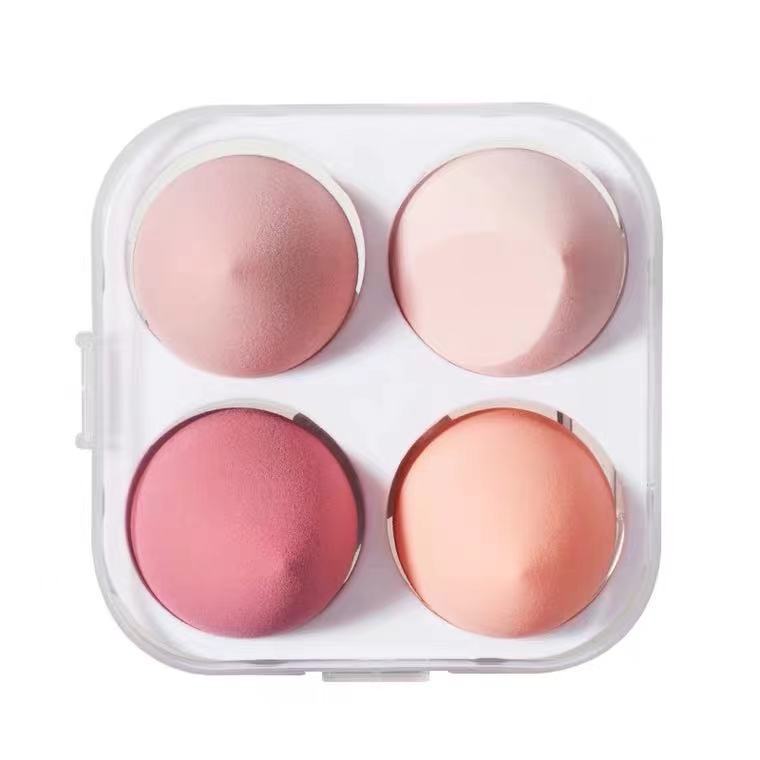 Makeup Sponge Set mit Case 5tlg Rose