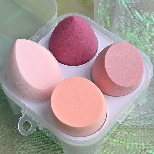 Makeup Sponge Set mit Case 5tlg Rose