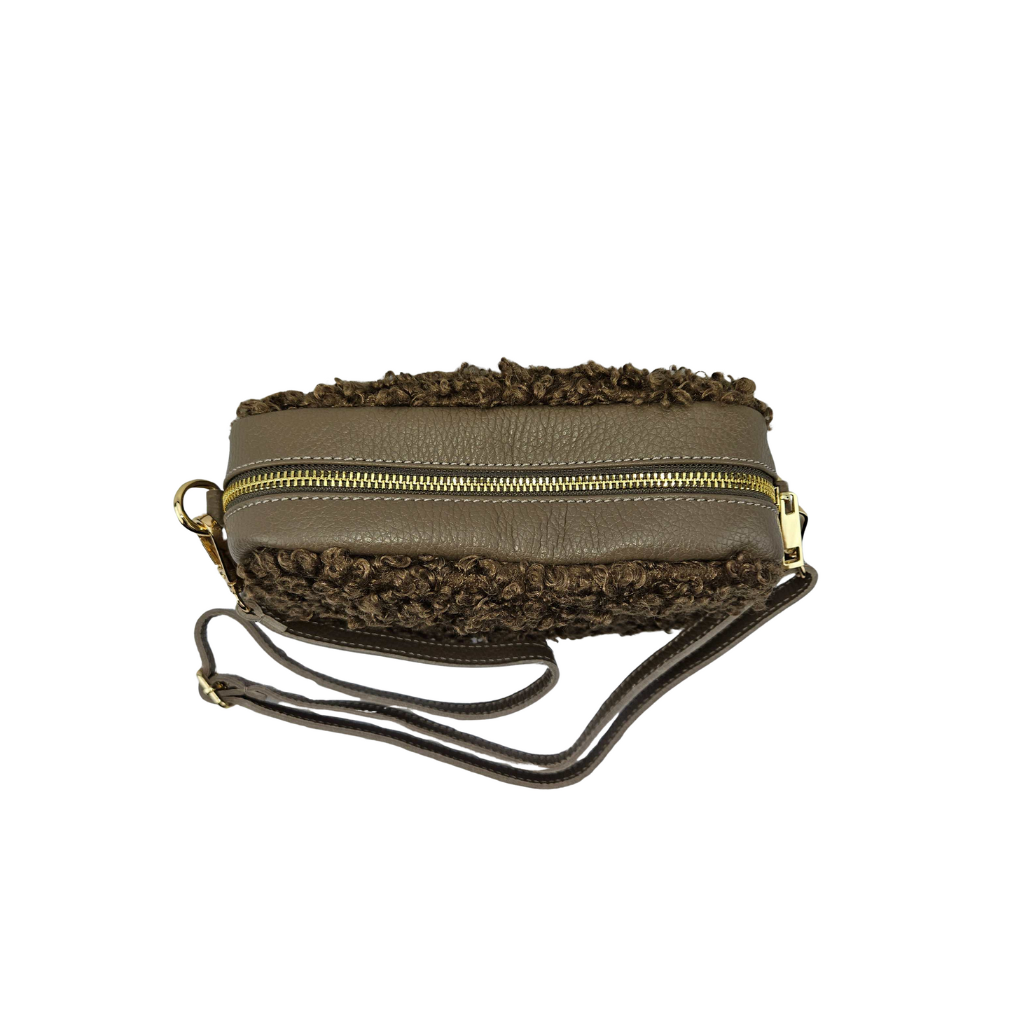 Teddy Crossbody Bag Taupe